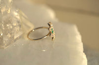 Daisy Emerald & Diamond Ring